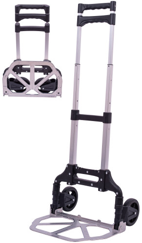 Carrello Pieghevole Alluminio Maurer 70kg - Ruote Nylon - Leggero 3kg