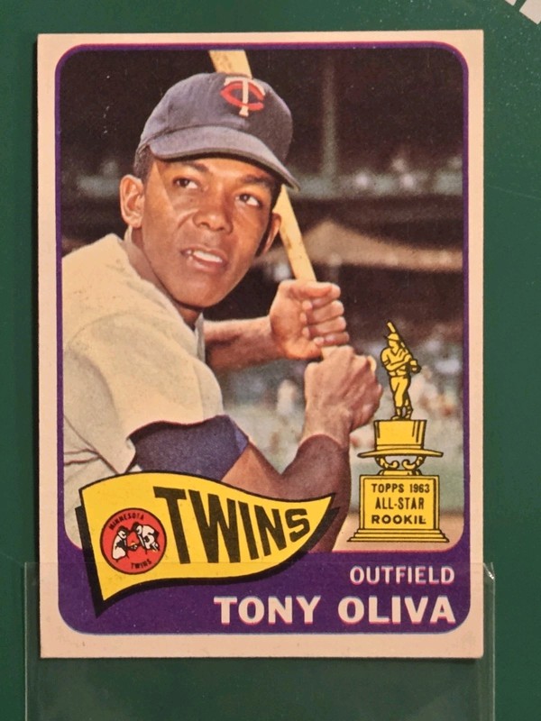 1965 Topps Baseball Tony Oliva SP Short Print #340 All-Star RC High End EX/EXMT