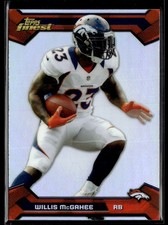 2013 Finest Refractor Willis McGahee Denver Broncos #88