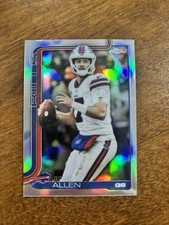 ✨2025 Topps Chrome Josh Allen Refractor #34 Buffalo Bills