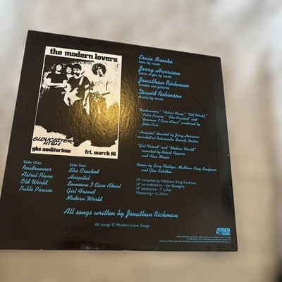 The Modern Lovers / The Modern Lovers OG 1976 Jonathan Richman | eBay