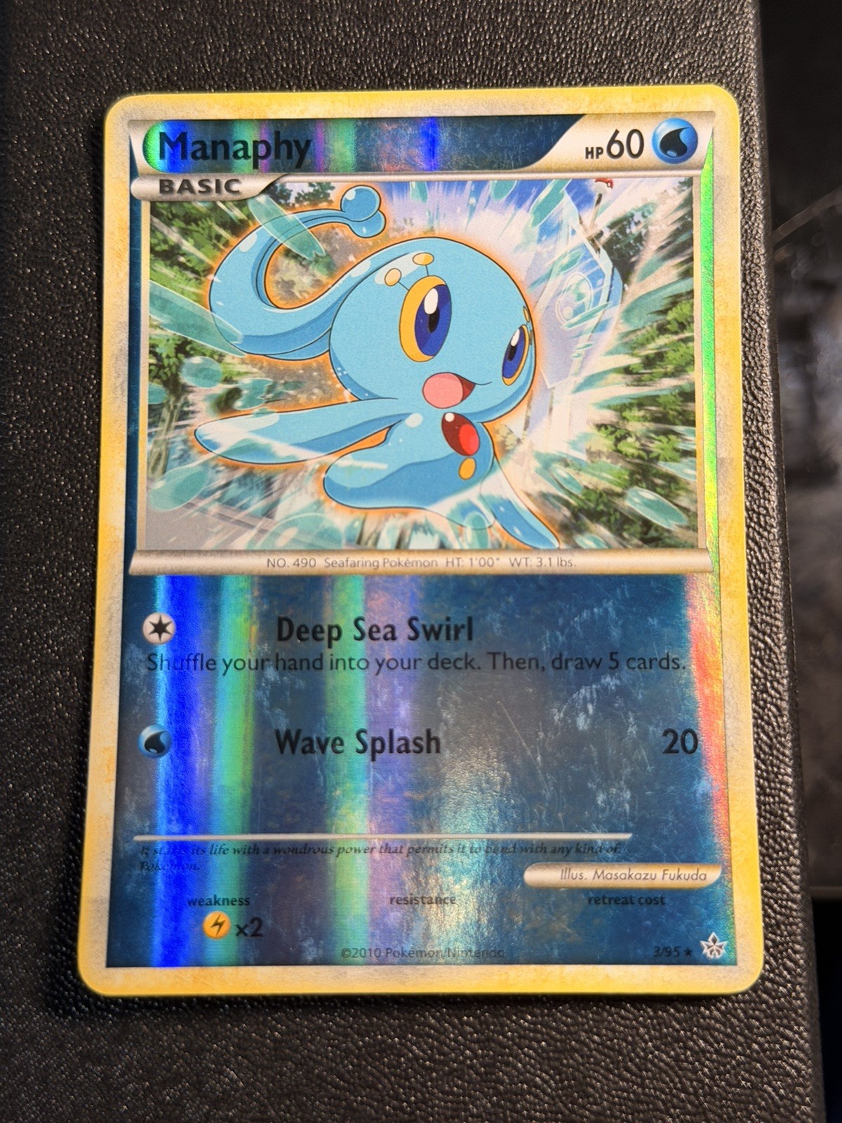 Pokémon TCG Manaphy Unleashed 3/95 Reverse Holo LP