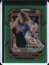 2023 Panini Prizm WNBA Green RC #146 Leigha Brown Connecticut Sun