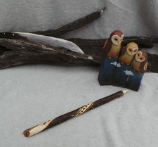 Holly Wand: Pagan Wiccan, witchcraft spell casting, Druid Ritual Tool,