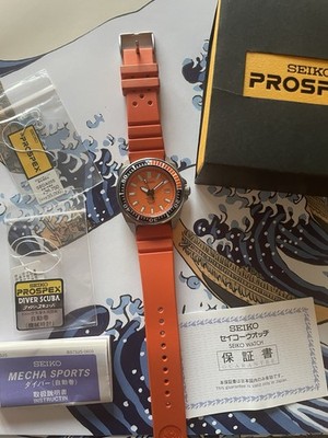 SEIKO 7S25-00D0 SBDA005 Orange SAMURAI Gen 1 Titanium | eBay UK