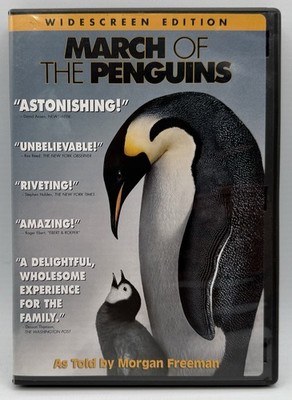 March Of The Penguins DVD Widescreen Edition Told By Morgan Freeman