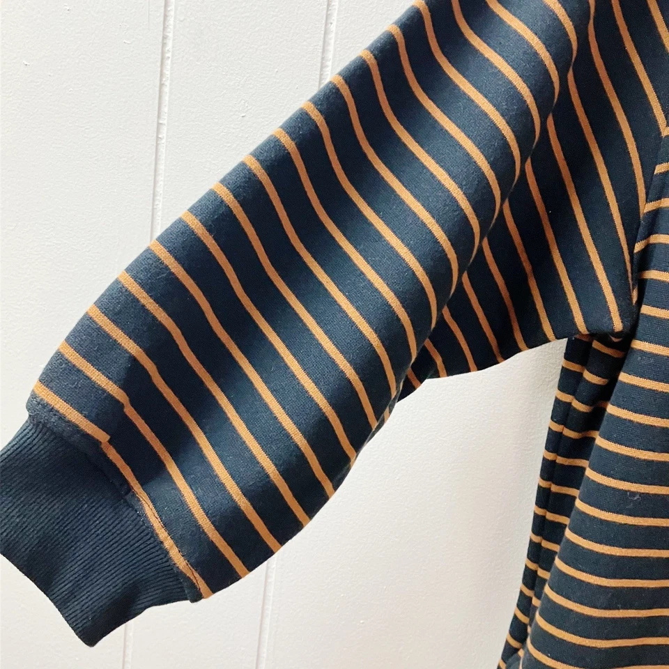 Nuevo sin etiquetas Vestido Sudadera Costero Náutico Preppy Rayas Amazon Essentials Pequeño Foto 2 de 4