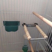 Bird Parrot Perch Chicken Perch Ladder Stand Bird Training Perch Stand Cage