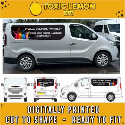 Renault Trafic Mk2 3  Vehicle Graphics Wrap -  Sign Writing - Printing Design