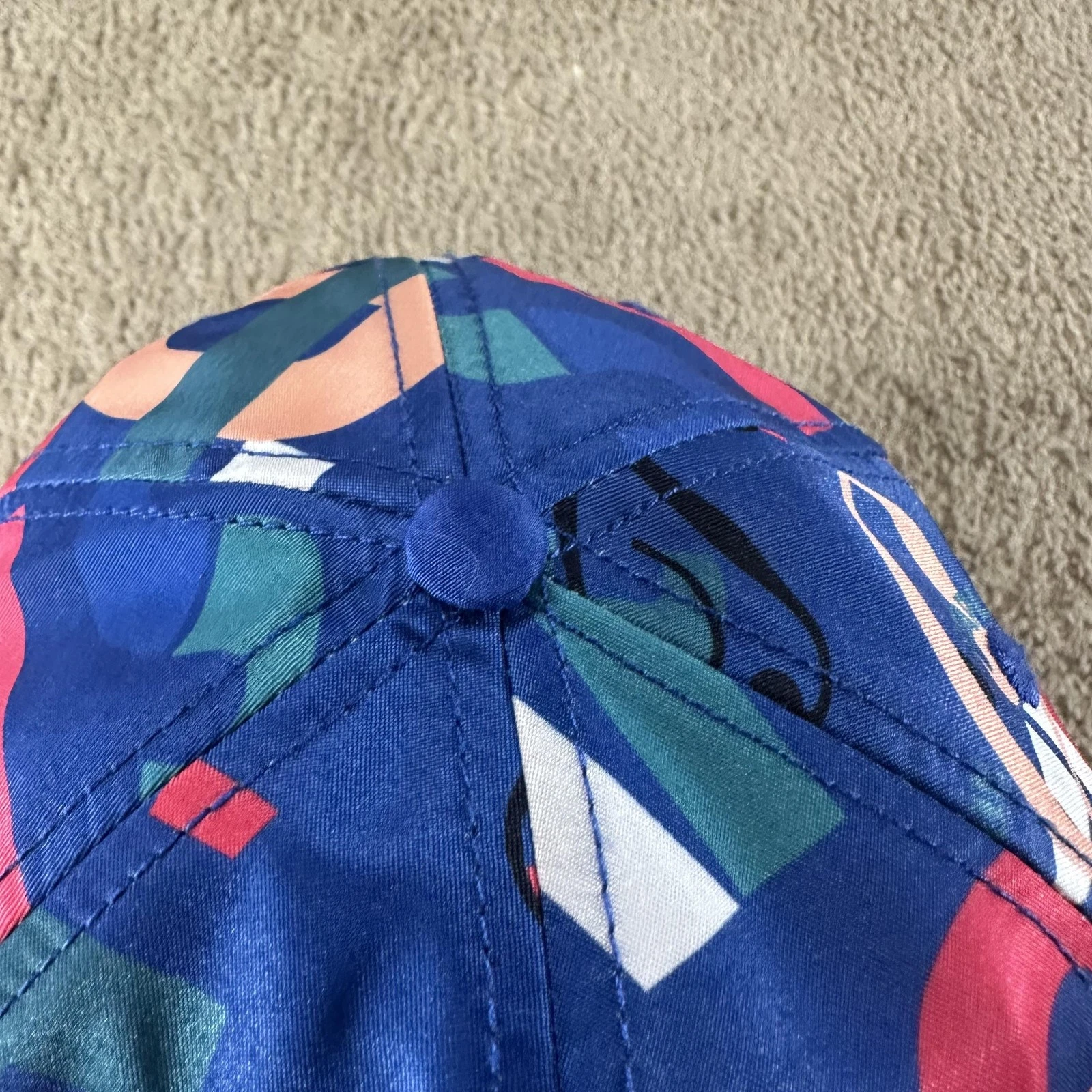 Staple Hat Cap Strap Back Mens One Size Blue Pigeon Logo Allover Print AOP