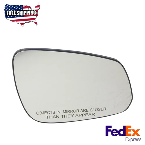 Mirror Glass Heated Passenger Side Fits 2016-2018 Chevrolet Spark LT Activ