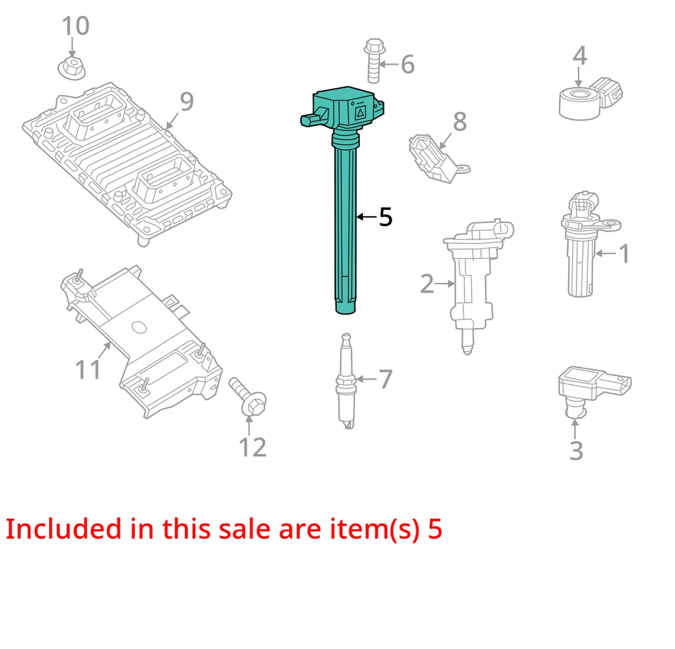 Paquete de encendedor de bobina de encendido Chrysler 300 2011-2022 Z9ZA2 Foto 3 de 4