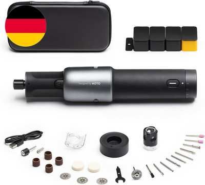 HOTO Akku Multifunktionswerkzeug 4V, 35 Drehwerkzeug Zubehörset, 2000Mah Rotatio