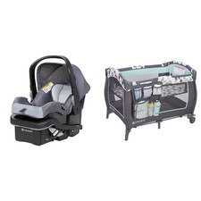 Ez-Lift 35 Plus Infant Car Seat Trend-E Nursery Center Playard Combo
