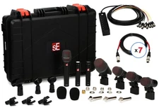 sE Electronics V Pack Arena Drum Microphone Package with Snake and Cables