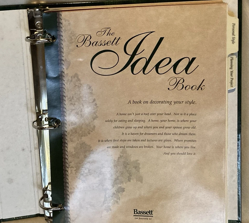 1999 The Bassett Idea Box VINTAGE Bassett Furniture Store Display  - Image 3 of 4