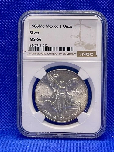 1986 Mexican Silver Libertad 1 oz — photo from another recent sale