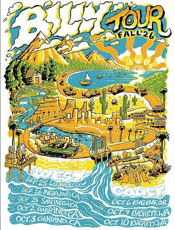 Strings Tour Fall 2026 West Coast Concert Poster