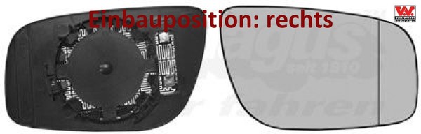 VAN Wezel 3043838 Spiegelglas FüR AußEnspiegel Rechts FüR Mercedes-Benz-image