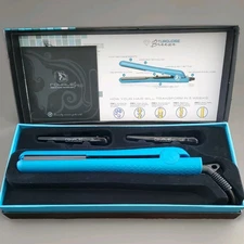 Royale Pro 100% Ceramic Plate Hair Styling Iron Turquoise Breeze New In Open Box