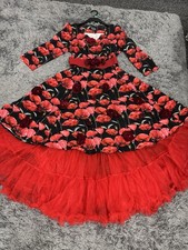 Spring summer sweet poppy swing dress from the Hearts & Roses London.