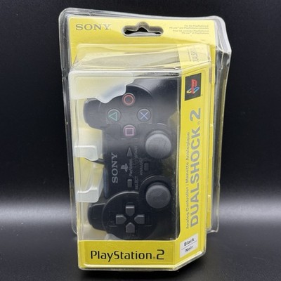 Sony PlayStation 2 PS2 OEM Dual Shock Analog Black Controller Brand New Sealed