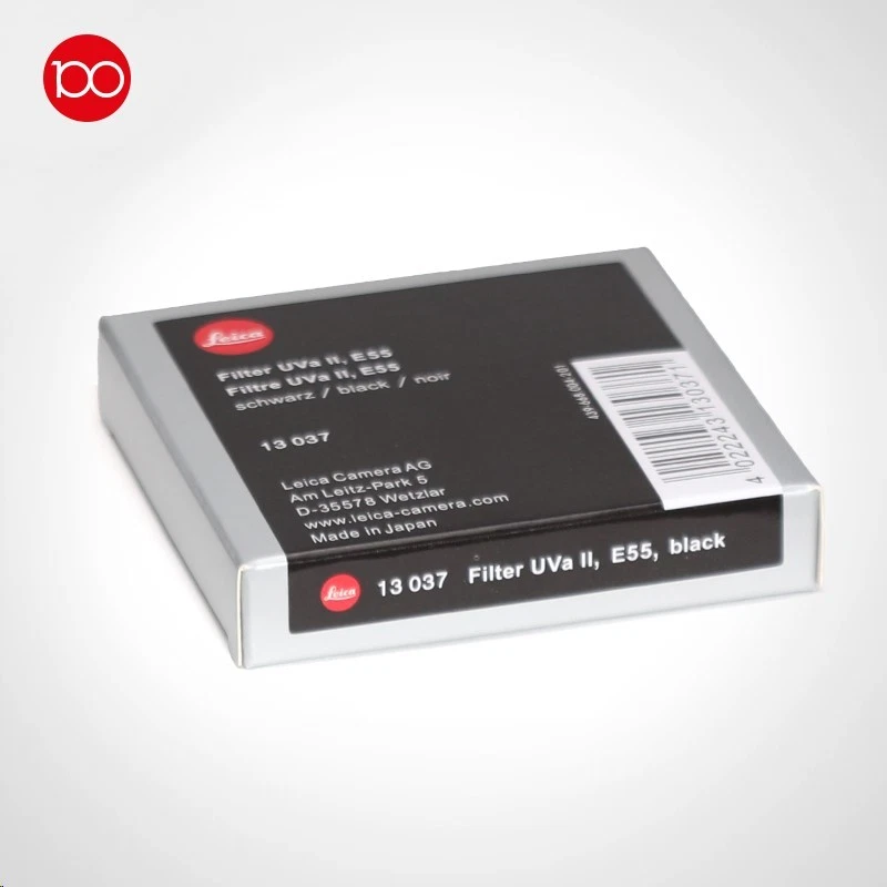 Leica E55mm UVa II Clear Protective Filter (Black) Absorbs Ultraviole 13037 - Image 3 of 3