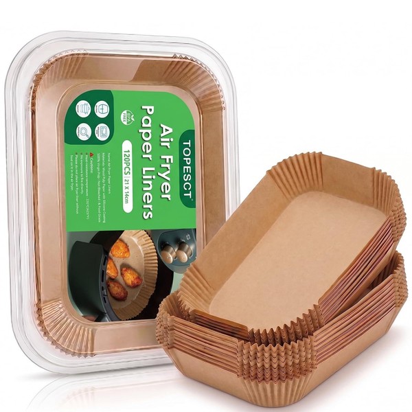 Airfryer Backpapier 120 StüCk 21X14 Cm FüR Ninja Dual HeißLuftfritteuse-image