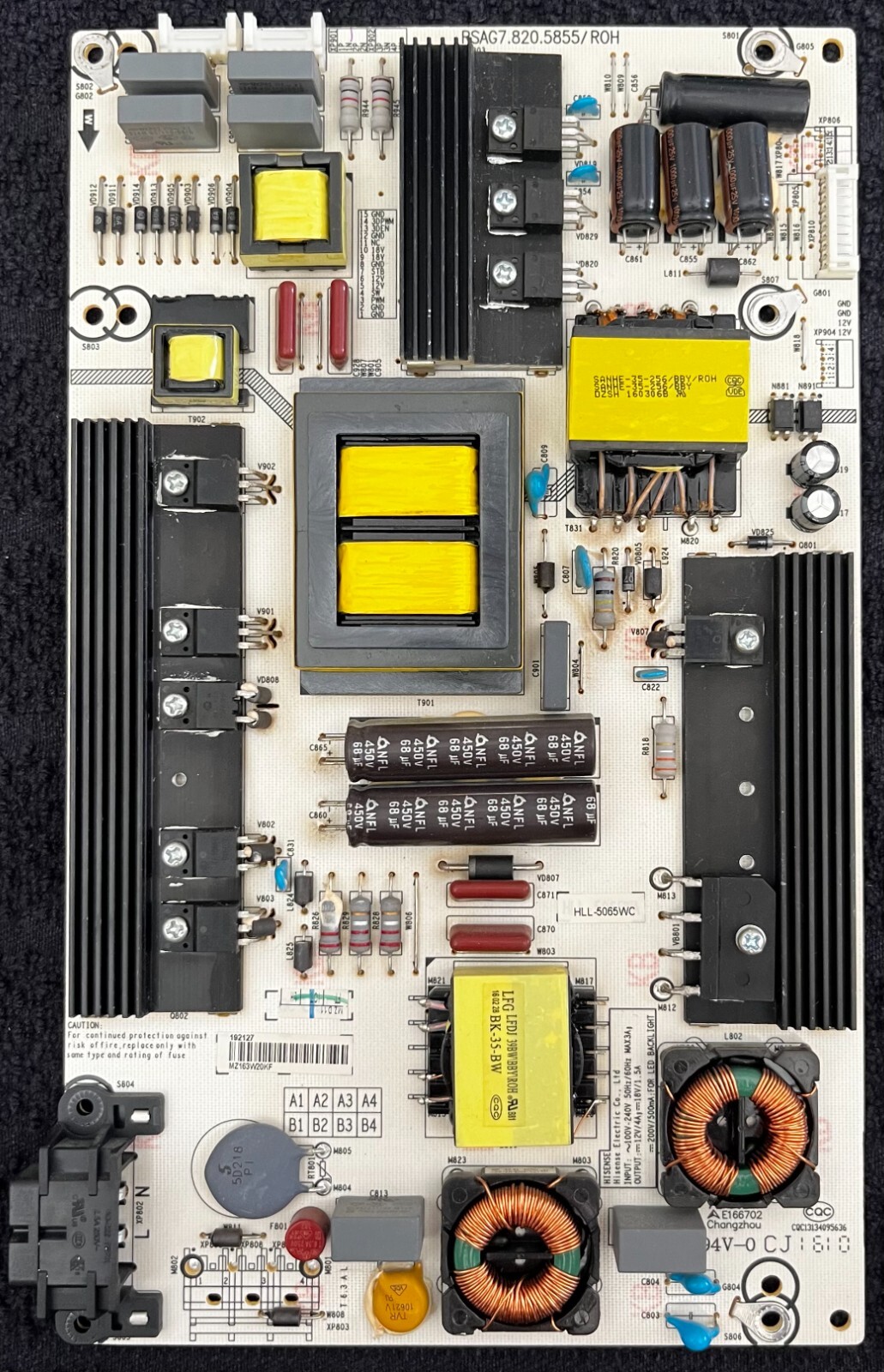 Sharp Power Supply for LC60N7000U, LC60N6200U, 192127, HLL5065WC eBay