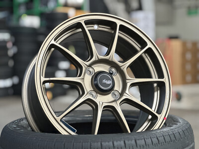 New 15x6.5J Advanti ARIA DST (4 Wheel) BRONZE 4x100 Fit HONDA