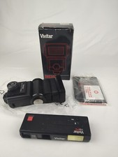 Vivitar 285HV Zoom Thyristor Vari-Power Camera Flash Untested With 110PC