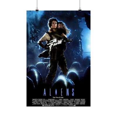 Aliens 1986 Classic Horror Movie Poster, Film Poster Print Wall Art ...