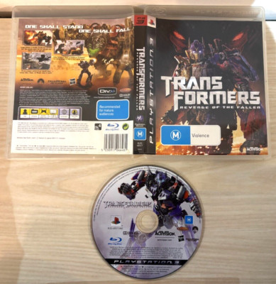 PS3 Transformers Revenge of The Fallen, 100% Complete PAL AUS Edition