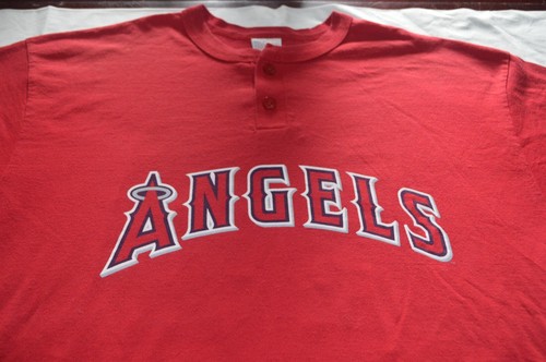 Mens XL T Shirt Angels 18 Majestic Red Tee Tall - Picture 2 of 10