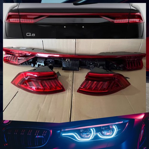 LHD For 2019-2023 Audi Q8 SQ8 4M8 1 Set LED tail lights - Foto 1 di 11