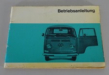 Betriebsanleitung / Handbuch VW Bus / Transporter T2 - T2 a Std. 08/1969