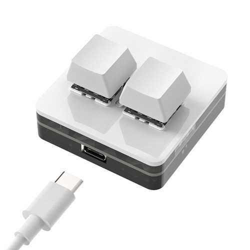 Customizable 2Key Mechanical Keypad with USB C Backlights for Gaming and - Picture 9 of 14