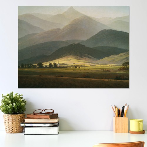 Caspar David Friedrich, Berglandschaft. Die Kleine Sturmhaube von Warmbrunn - Bild 2 von 3