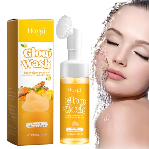 Foaming Face Wash with Brush Turmeric Glow Wash Turmeric Face Wash for All Skin - Picture 3 of 12