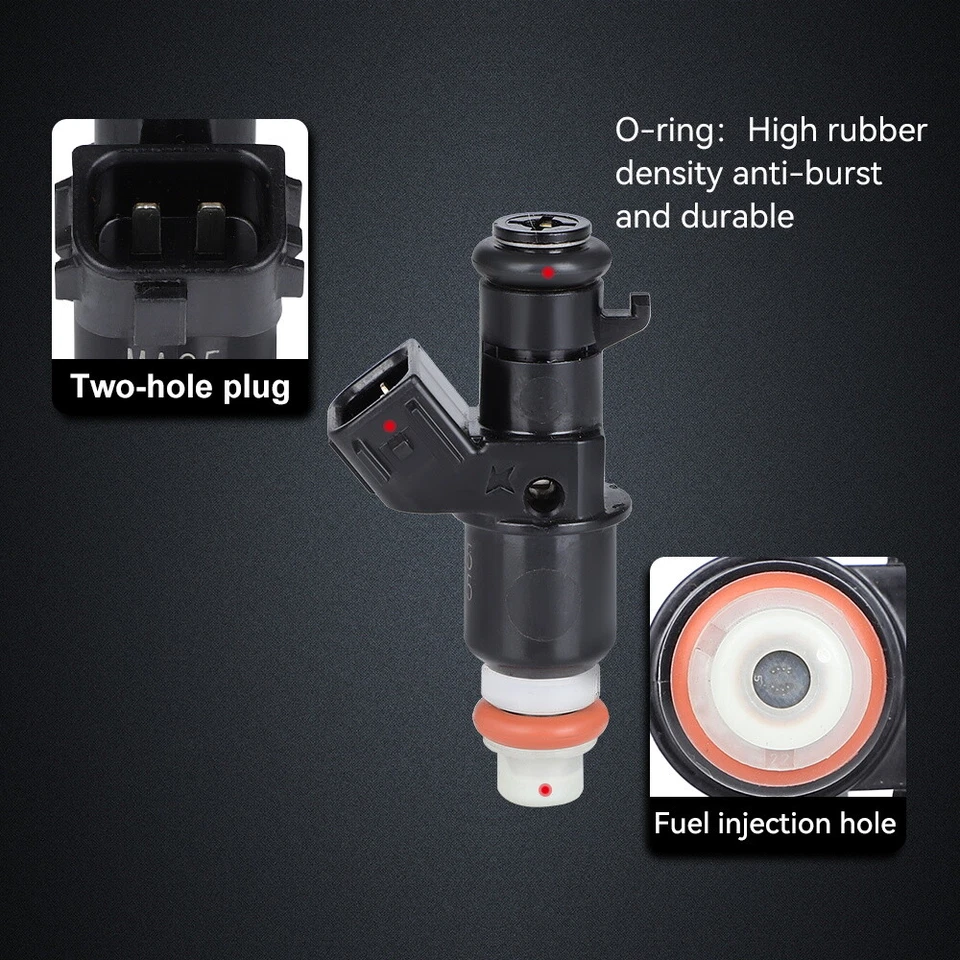 4 inyectores de combustible para Honda HR-V 2016 Honda Civic 2012 2013 2014 2015 1,8 L Foto 2 de 4