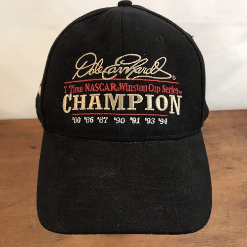 Gorra De Colección Dale Earnhardt Gorra 7 veces Winston Cup Champion Ajustable Talla Única - Imagen 1 de 8