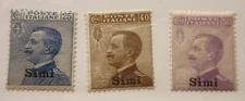 ITALY Aegean Islands SIMI Scott: 6, 7, 8, MNH, Lot28, Cat $32