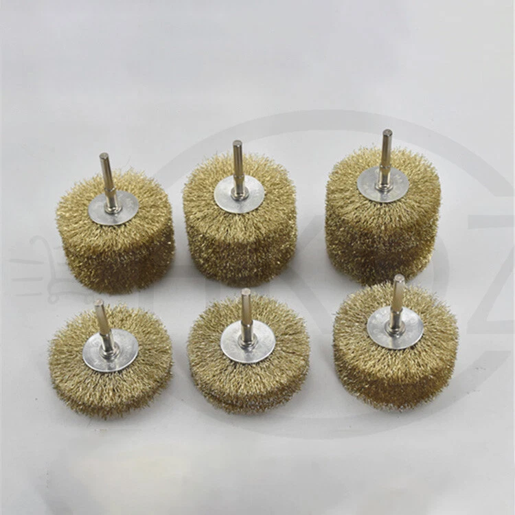 Drahtbürsten Draht Rundbürste Scheibenbürste Drahtbürsten 3mm 6mm Schaft - Bild 4 von 4