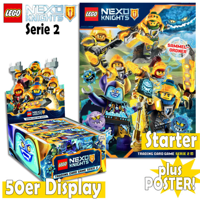 Poster • NEU! LEGO NEXO Knights Trading Cards Serie 1 • 50er Display