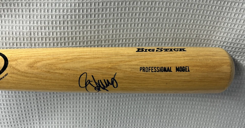 🔥 Bate Rawlings Firmado por Eric Karros Palo Grande Tamaño Completo Autografiado por los Dodgers de Los Ángeles Foto 2 de 4