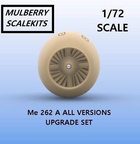 1/72Messerschmitt Me262 A-1A/U-3 RECON RESIN CONVERSION SET MULBERRY SCALE KITS - Imagen 16 de 17