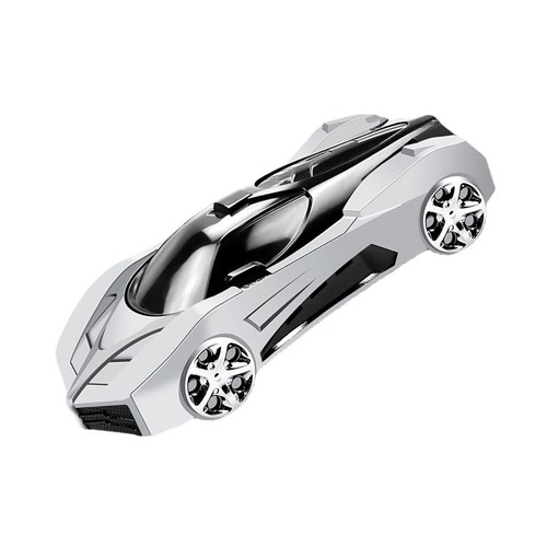 Silver Car Model Phone Holder Cool Sporty Shape Slip Resistant 360° Rotatable - Photo 11 sur 12