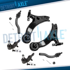 Front Lower Control Arms Outer Tie Rods Ball Joint for Toyota Avalon Camry ES350