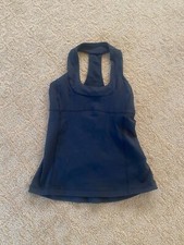 Lululemon Black workout tank top - Size 6