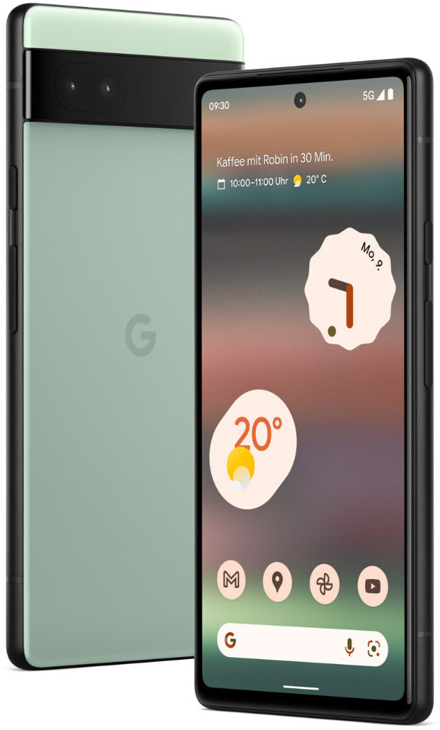 Google Pixel 6a G1AZG - 128GB - Sage (Ohne Simlock) (Dual-SIM 